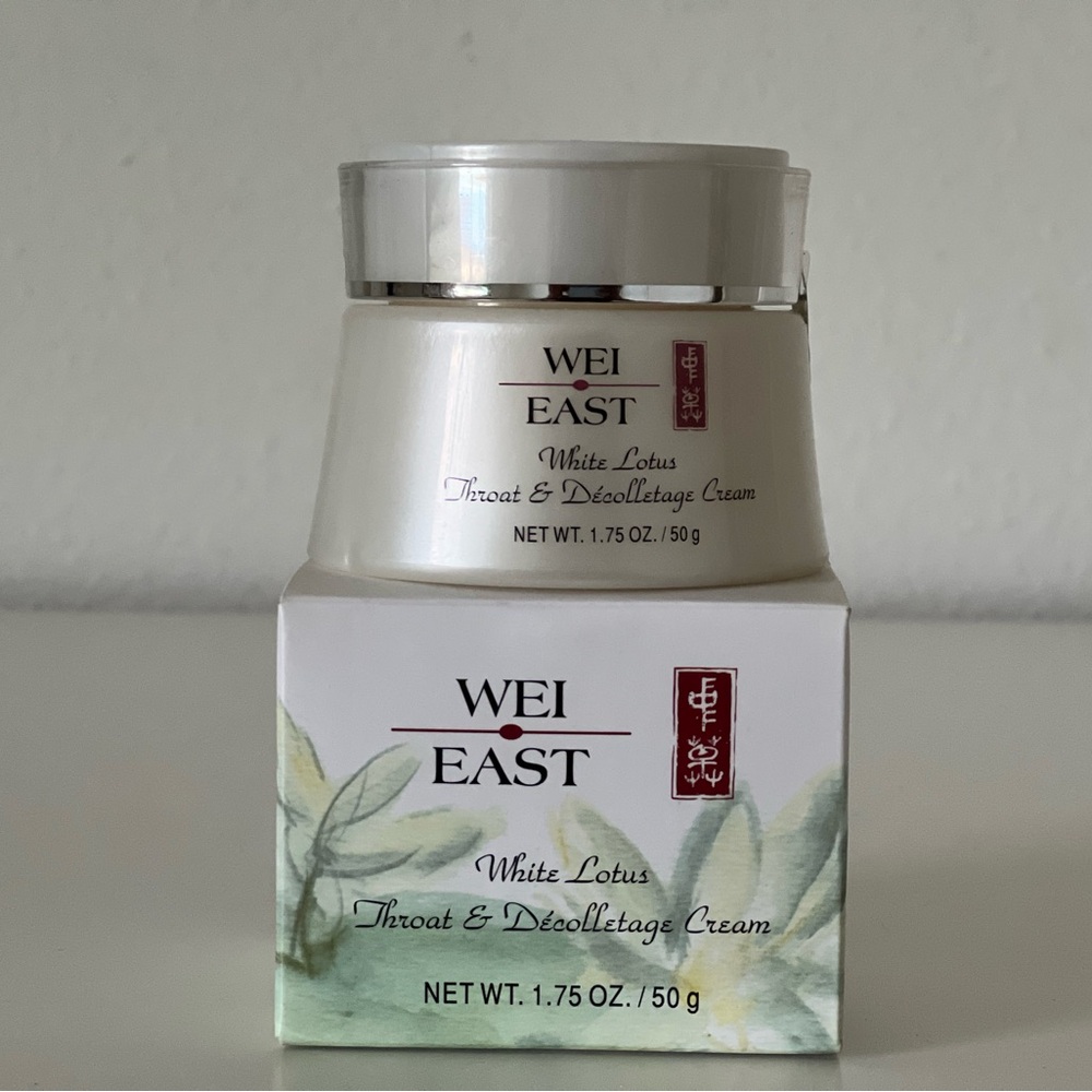 Wei East White Lotus Throat & Decolletage Cream .85 oz Sealed
